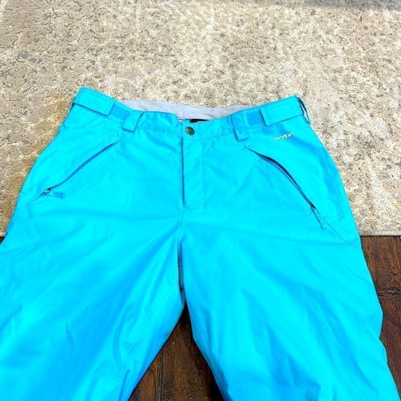 The north face Hyvent Snowboarding pants in Teal blue girls size XL W size L - Picture 2 of 12